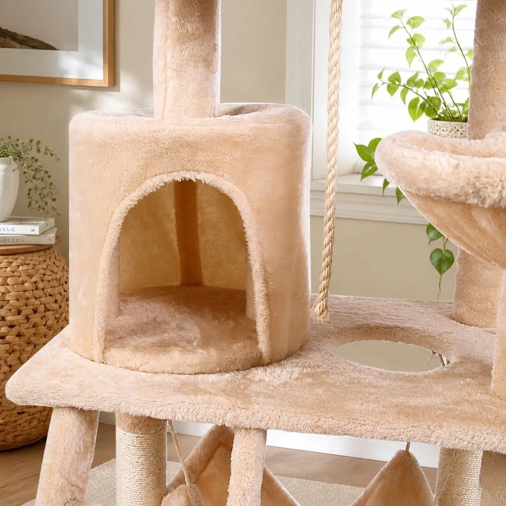 Multi-Level Cat Tree Tower for Indoor Cats