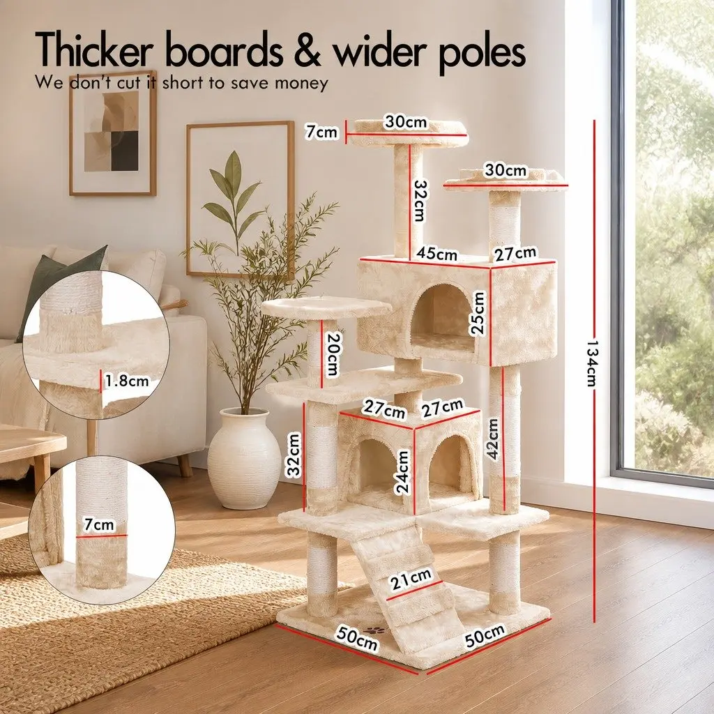 180cm Cat Tree Tower for Indoor Cats
