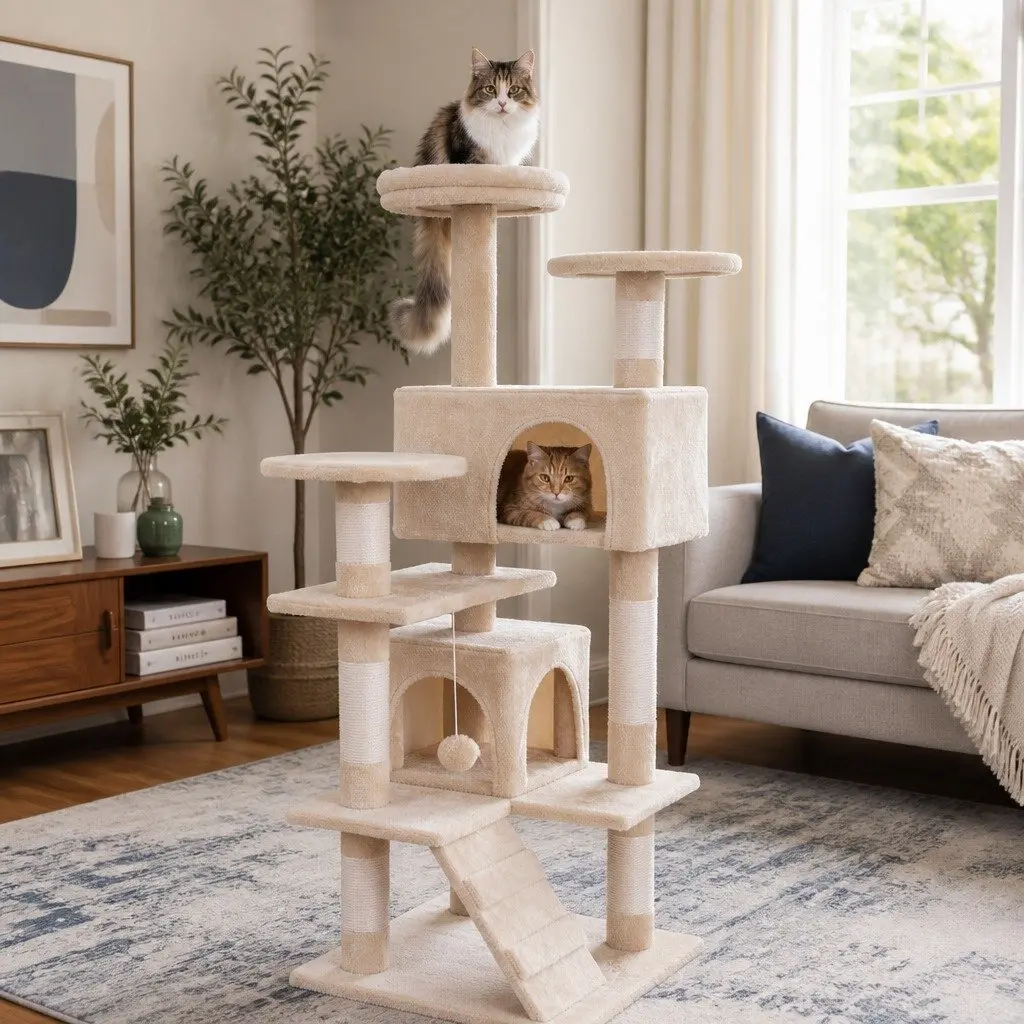 180cm Cat Tree Tower for Indoor Cats