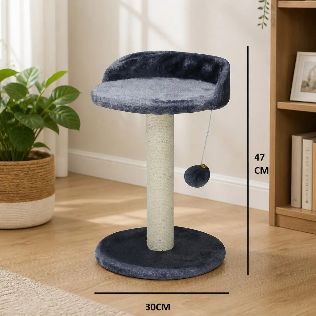 Cat Tree Tower with Plush Perch and Scratching Post