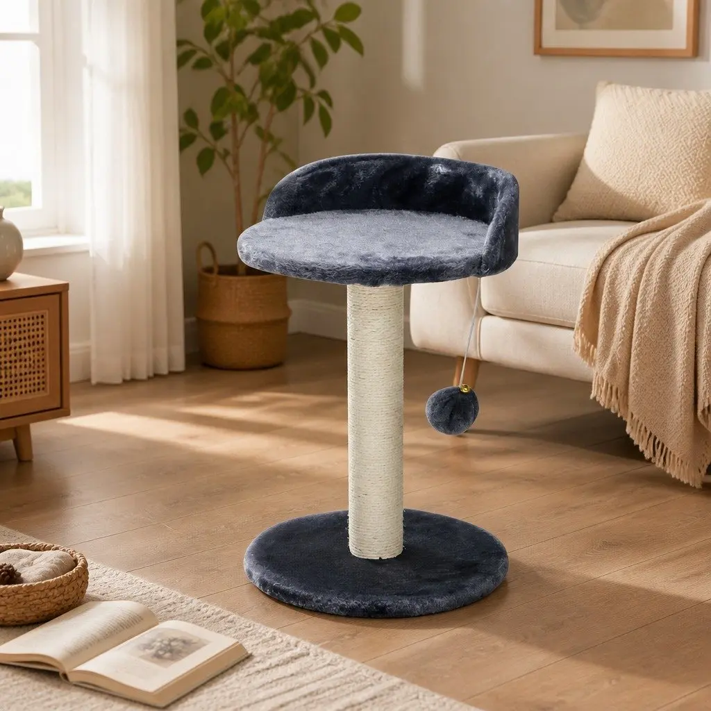 Cat Tree Tower with Plush Perch and Scratching Post
