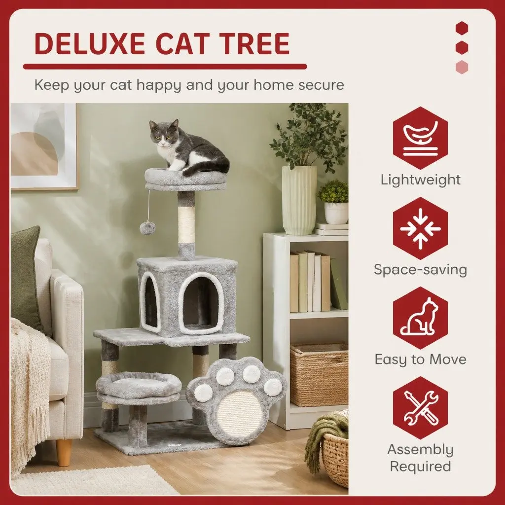 Multi-Level Cat Tree with Plush Perches