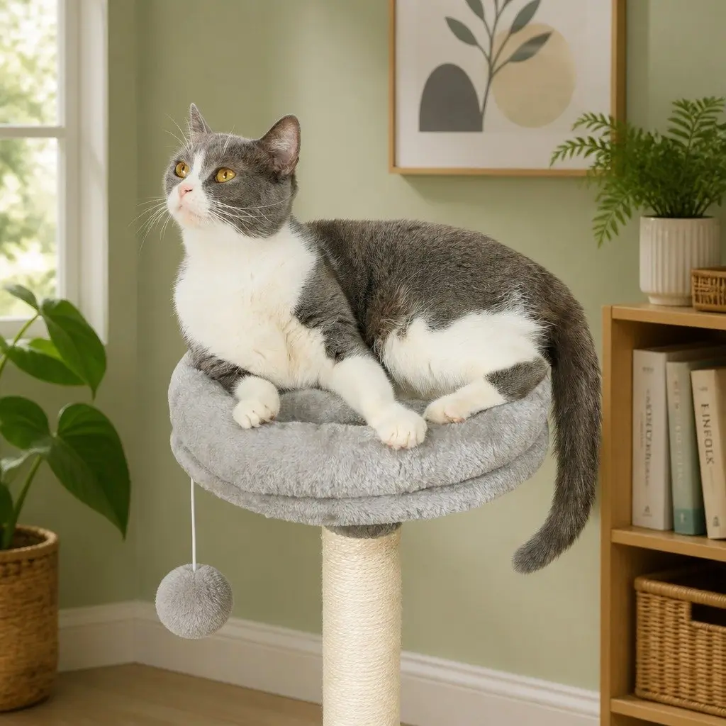 Multi-Level Cat Tree with Plush Perches