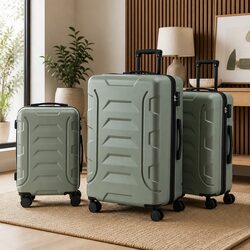 3-Piece Luggage Suitcase Set Trolley Travel Hard Case Lightweight Spinner Wheels