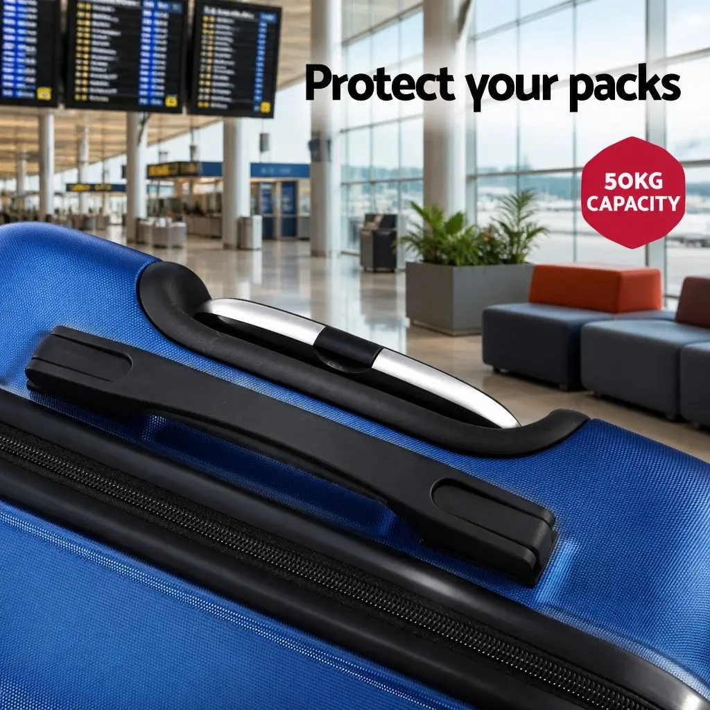 3-Piece Hard Shell Luggage Set 20 24 28 Inch