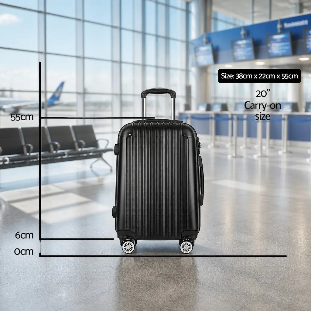 20 Inch Hard Shell Suitcase with Code Lock