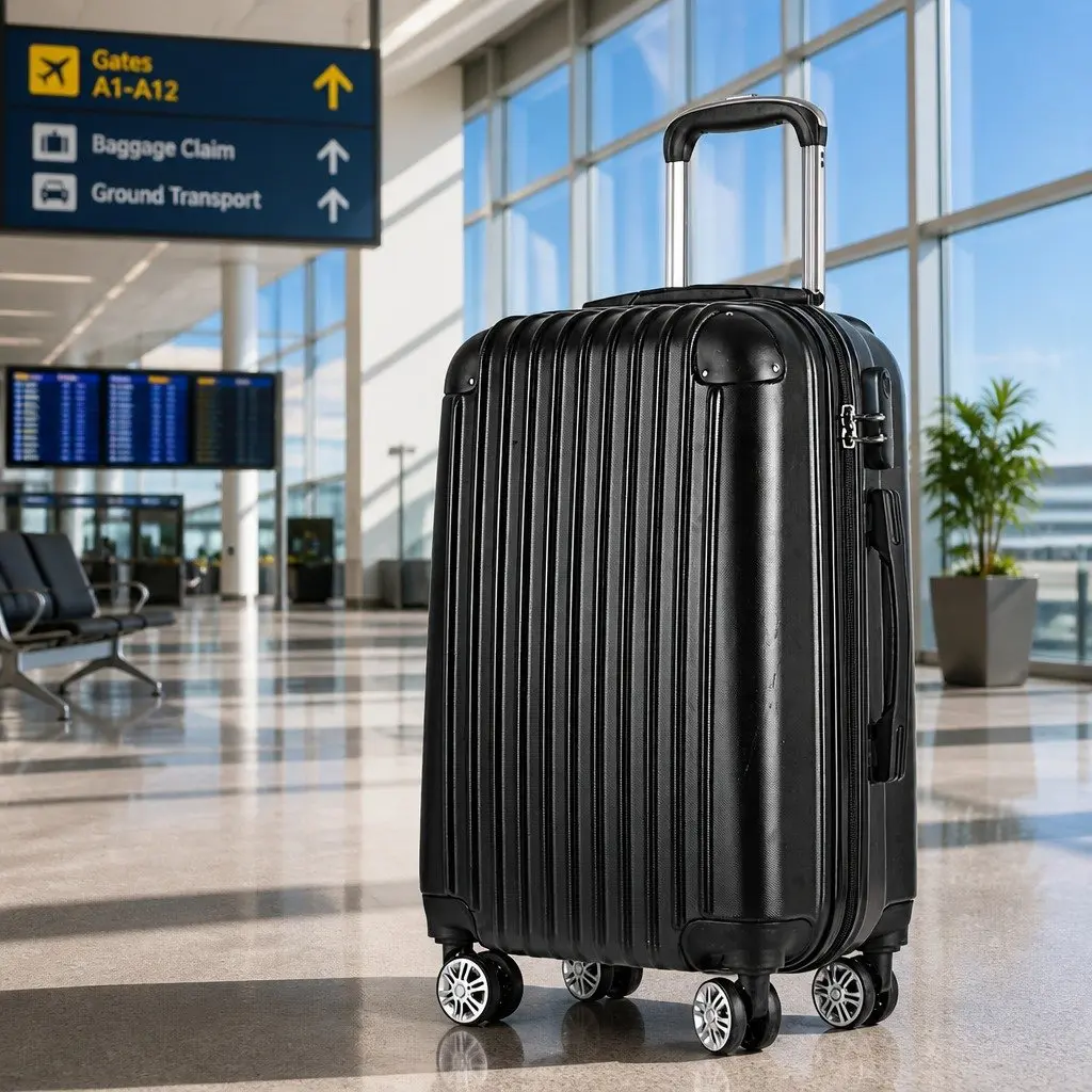 24 Inch Hard Shell Carry-On Luggage with Spinner Wheels