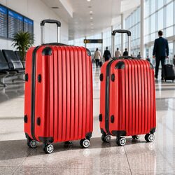 Durable 2-Piece Hard Shell Luggage Set for Travel