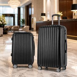 Durable 2 Piece Hard Shell Luggage Set 20in 28in