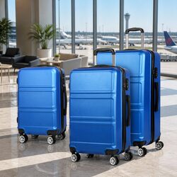 Durable Hard Shell Luggage Set with TSA Lock - 20" 24" 28"
