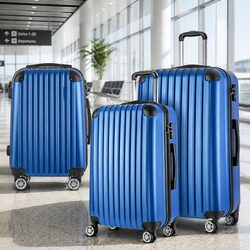 Durable 3-Piece Hard Shell Luggage Set with TSA Lock