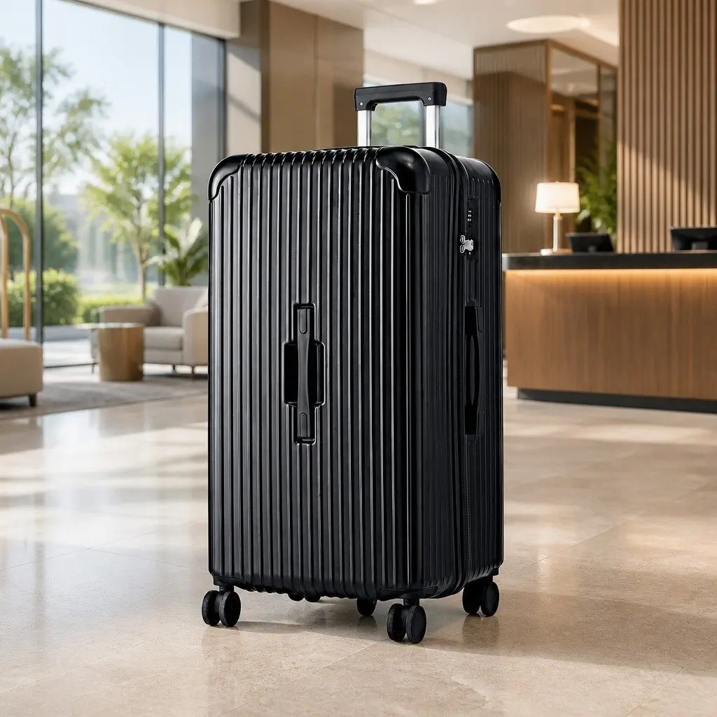 32" Trunk Luggage with Spinner Wheels and USB Port