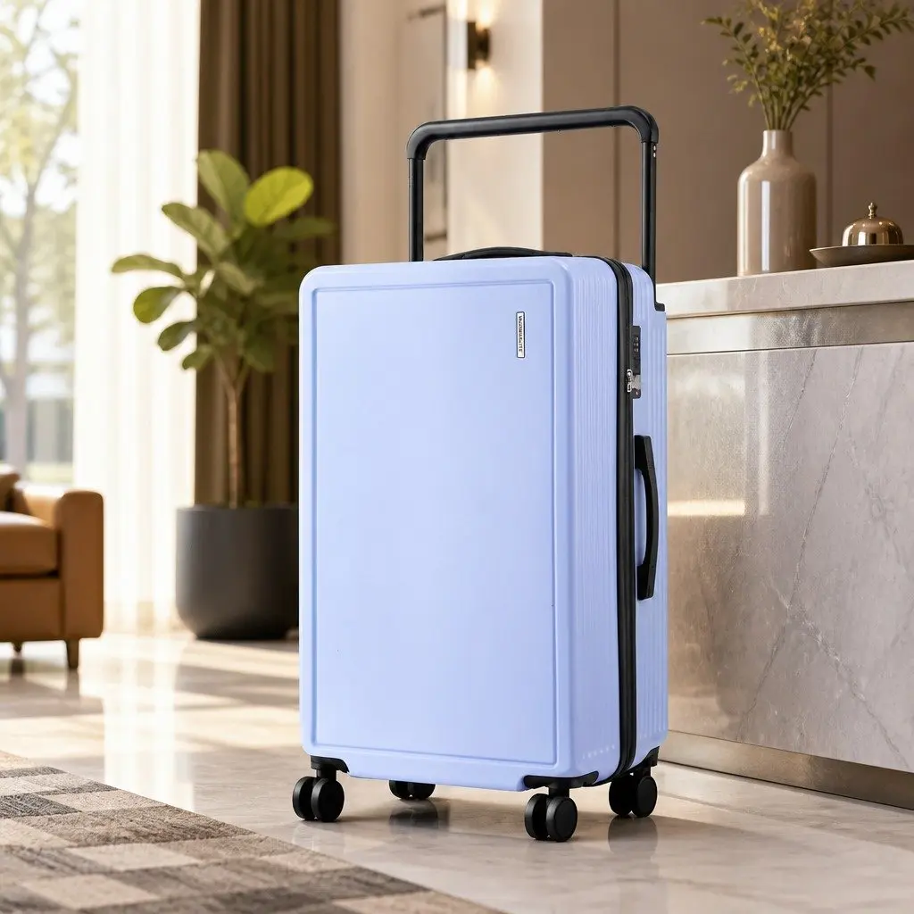 28" Suitcase Polycarbonate Light Blue