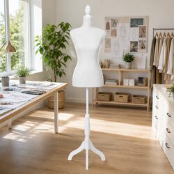 Female Dressmaking Mannequin 170cm Adjustable Height Pinnable Canvas Torso