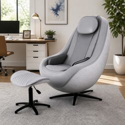 3D Electric Massage Chair Recliner in Grey