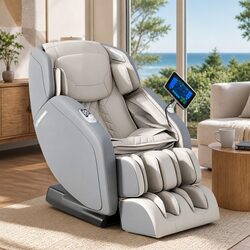 4D Massage Chair Recliner Full Body SL-Track Zero Gravity AI Body Scan Electric