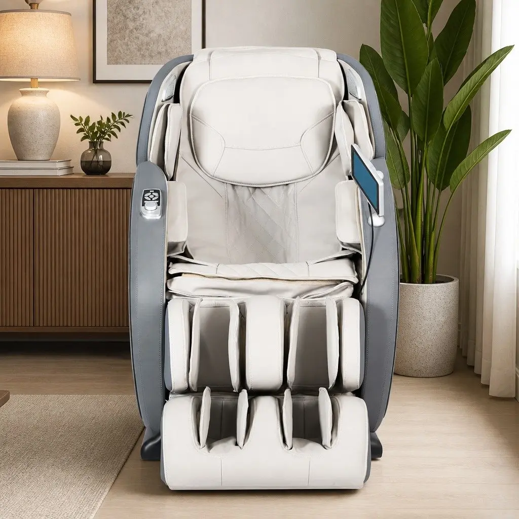 4D Massage Chair Recliner Full Body SL-Track Zero Gravity AI Body Scan Electric