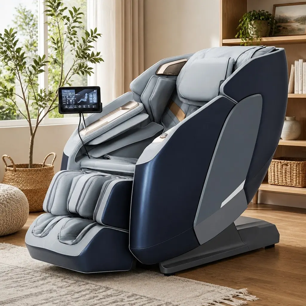 4D Massage Chair Recliner SL Track Full Body Zero Gravity Heated Airbag Shiatsu