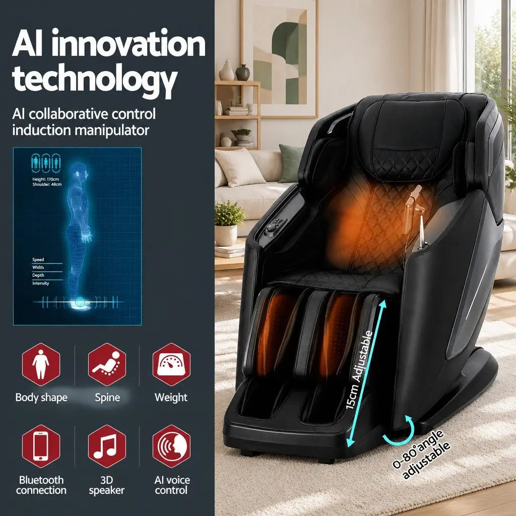 4D Full Body Massage Chair with Zero Gravity