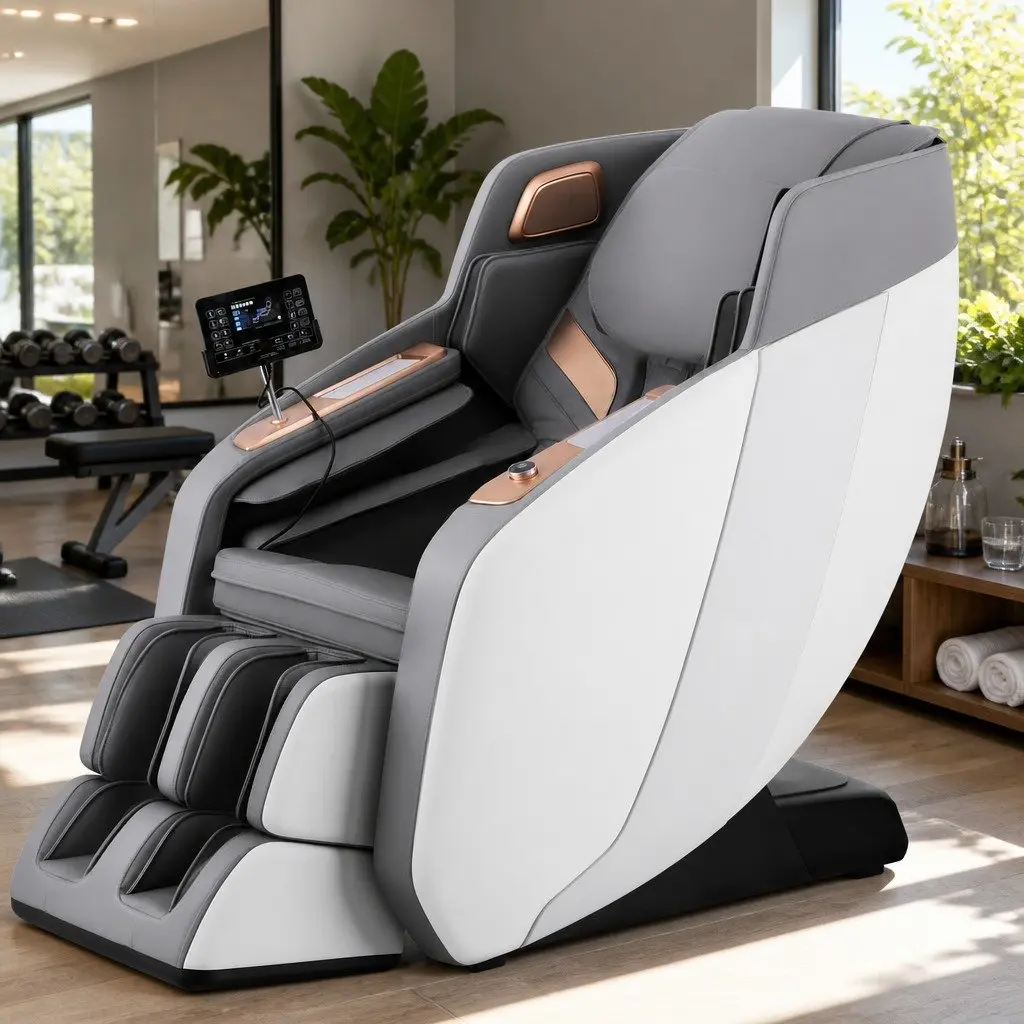 Electric Massage Chair with Bluetooth Speaker