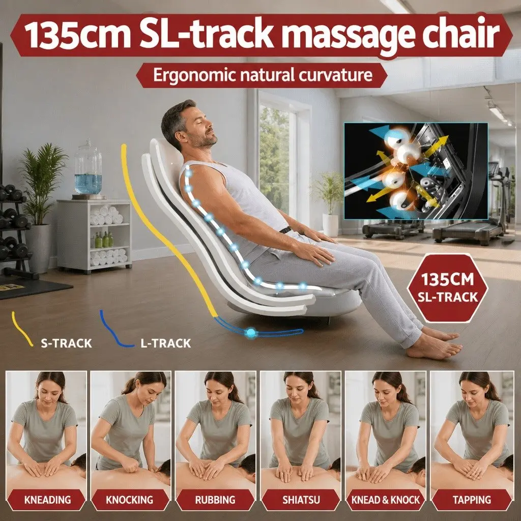 Electric Massage Chair with Bluetooth Speaker