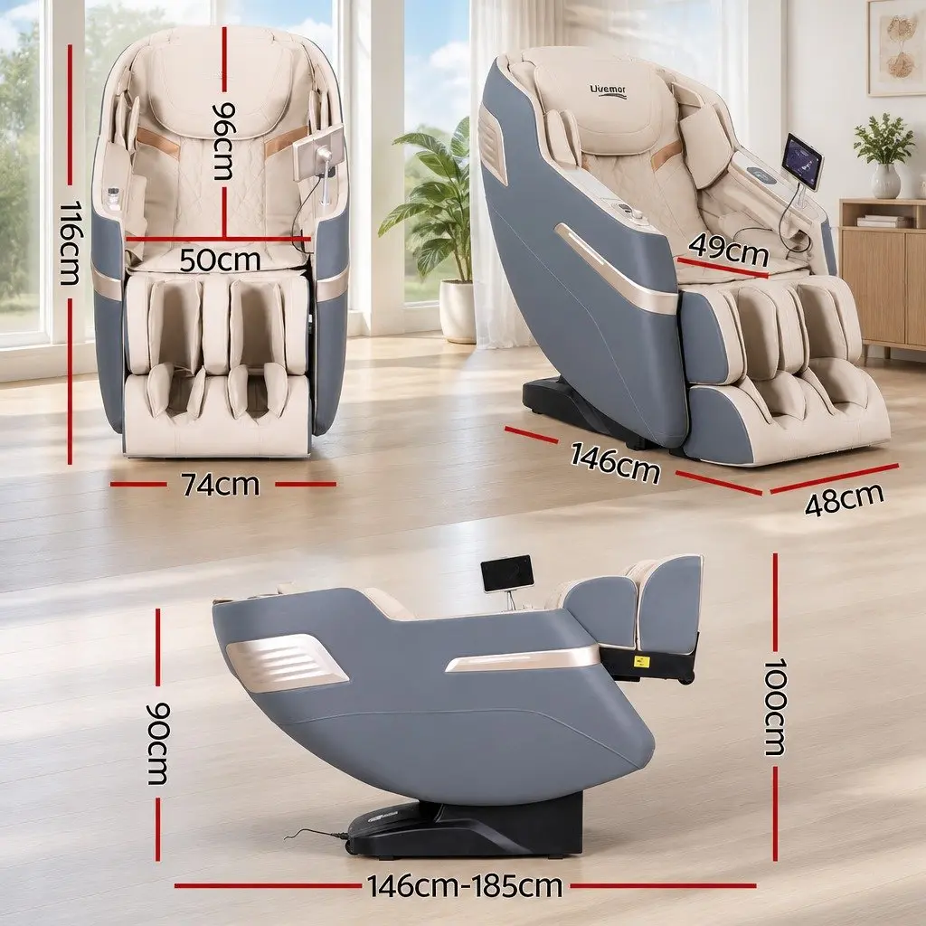 4D Full Body Massage Chair Recliner with Zero Gravity