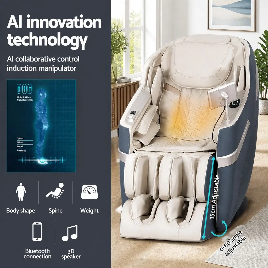 4D Full Body Massage Chair Recliner with Zero Gravity