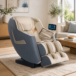 3D Electric Massage Chair Recliner in Grey