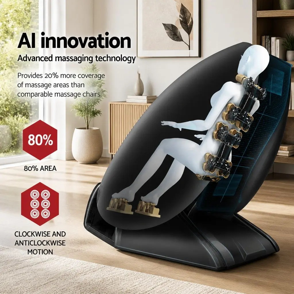 Electric Massage Chair Recliner with Zero-Gravity