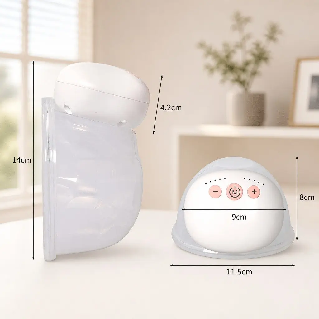 Wearable Electric Breast Pump with 10 Suction Levels