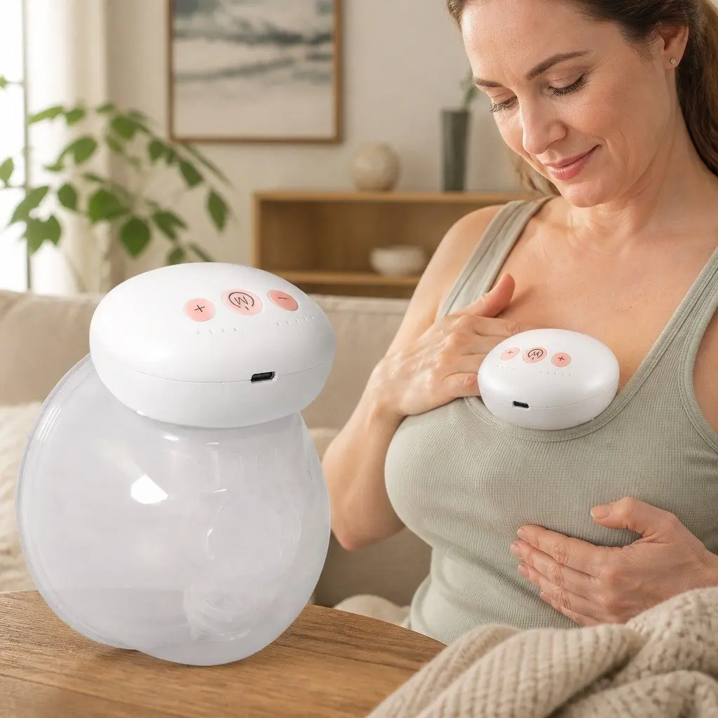 Wearable Electric Breast Pump with 10 Suction Levels