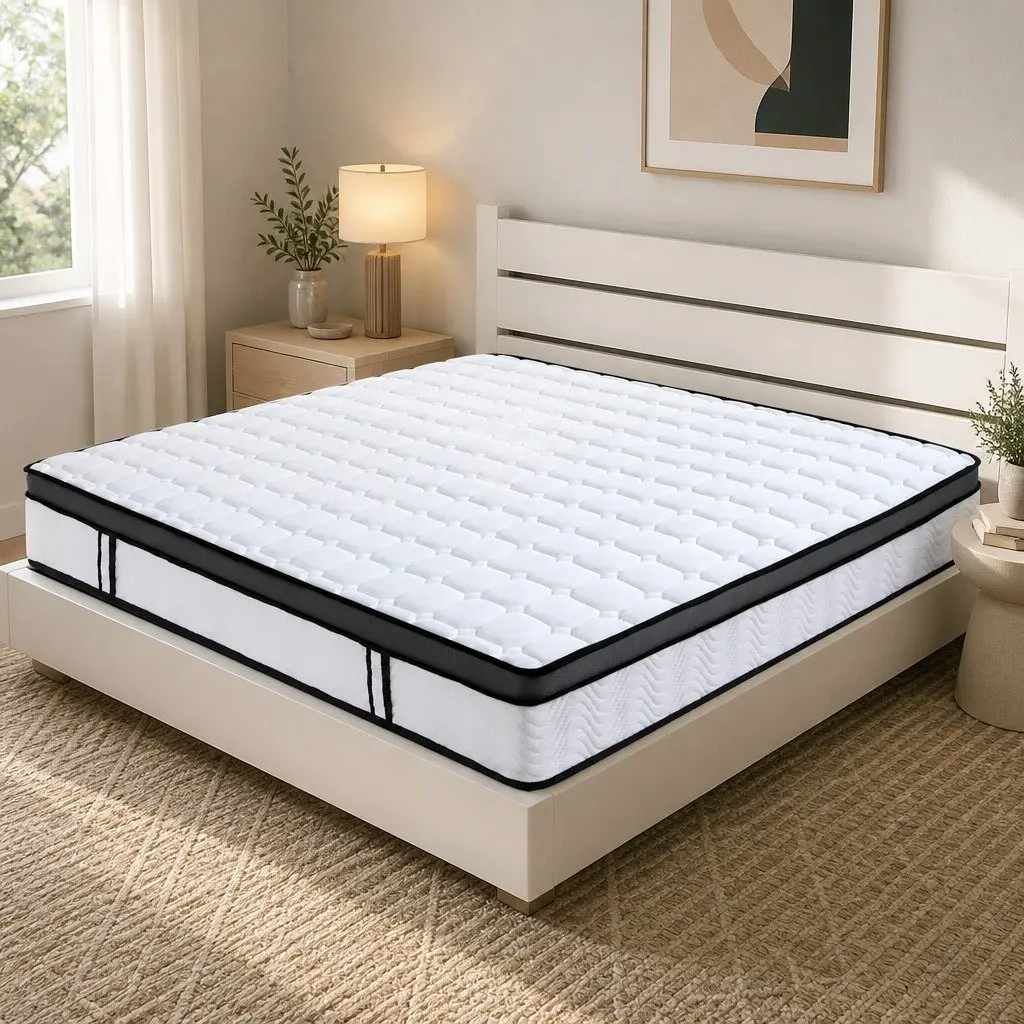 King Size Mattress 25cm with Bonnell Spring Support
