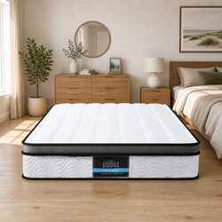Cool Gel Foam Single Mattress 25cm Medium-Firm Bonnell Spring Support Comfort