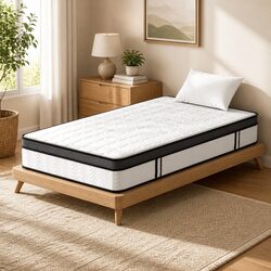 Premium 25cm Single Mattress with Cool Gel and Bonnell Springs