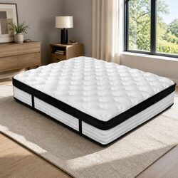 Plush Double Mattress with Euro Top and Pocket Springs