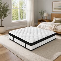 Plush Euro Top Queen Mattress with Pocket Springs