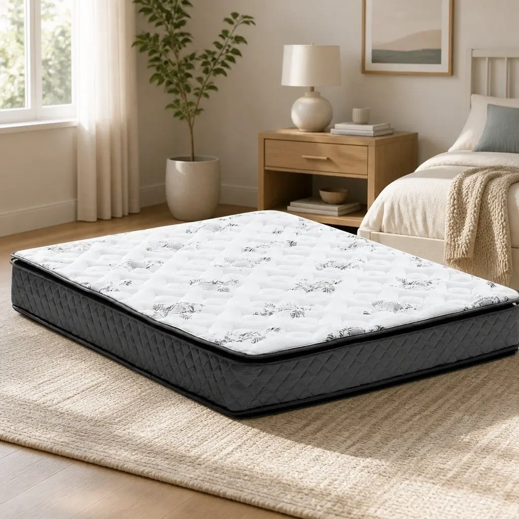 Queen Mattress 24cm Pillow Top for Support