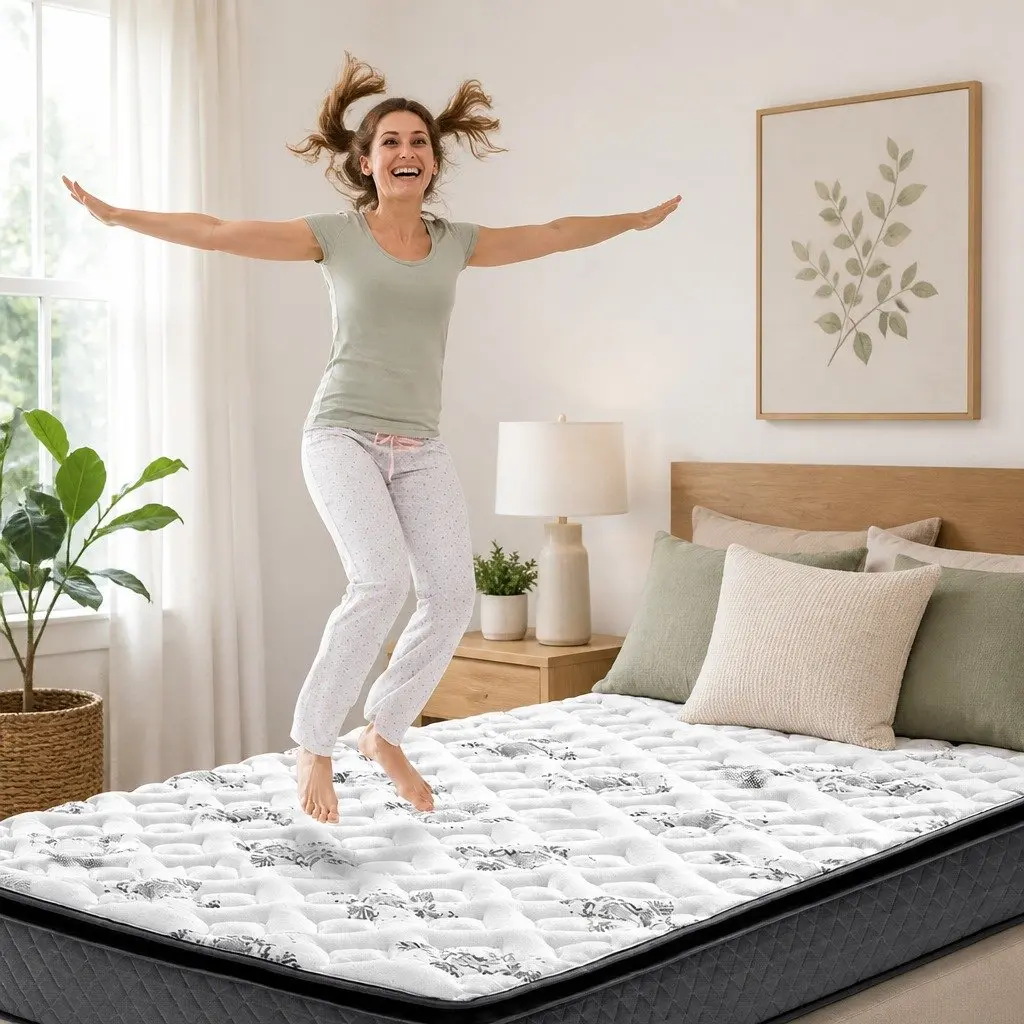 Queen Mattress 24cm Pillow Top for Support