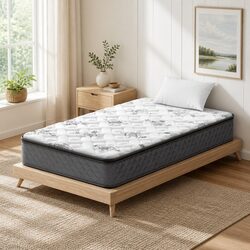 Premium Single Mattress with Pillow Top and Bonnell Springs