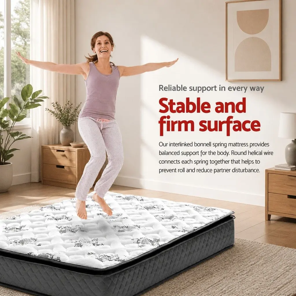 Single Mattress with Pillow Top and Bonnell Springs