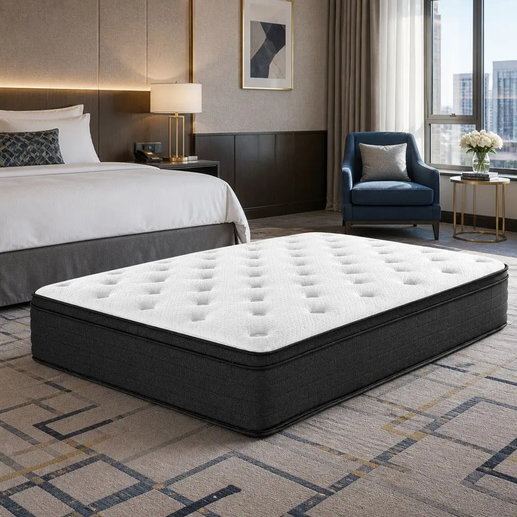 Euro Top Double Mattress 34cm Medium Firm