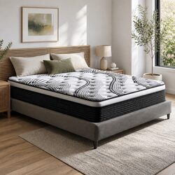 Premium Euro Top Double Mattress 32cm Pocket Spring