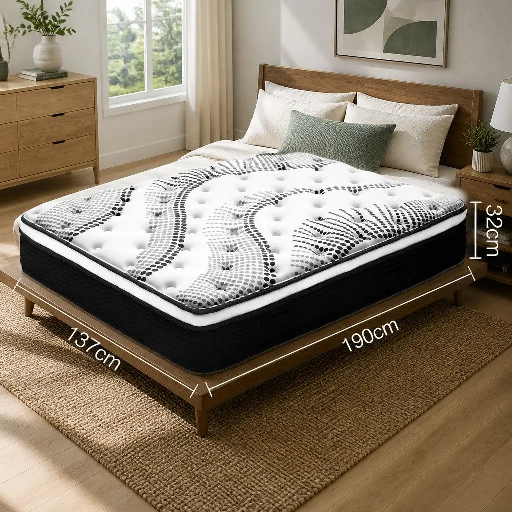 Euro Top Double Mattress 32cm Pocket Spring