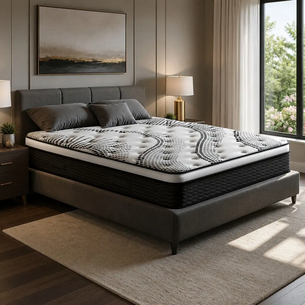 Queen Mattress with Euro Top and Pocket Springs