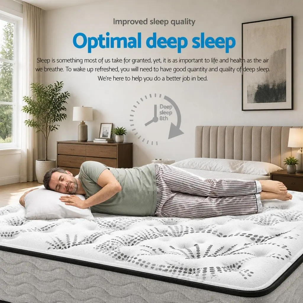 Queen Mattress with Euro Top and Pocket Springs