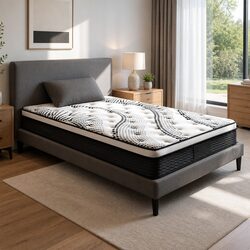 Single Euro Top Mattress 32cm Thick with Pocket Springs