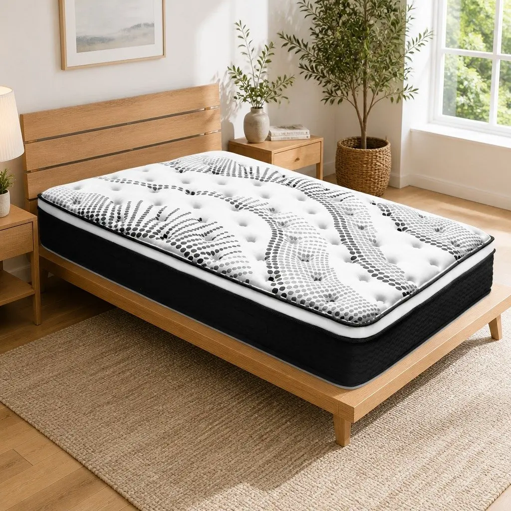Single Euro Top Mattress 32cm Thick with Pocket Springs