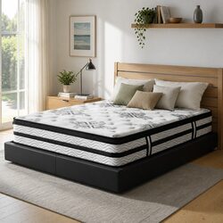 Premium Double Mattress with Euro Top and Pocket Springs