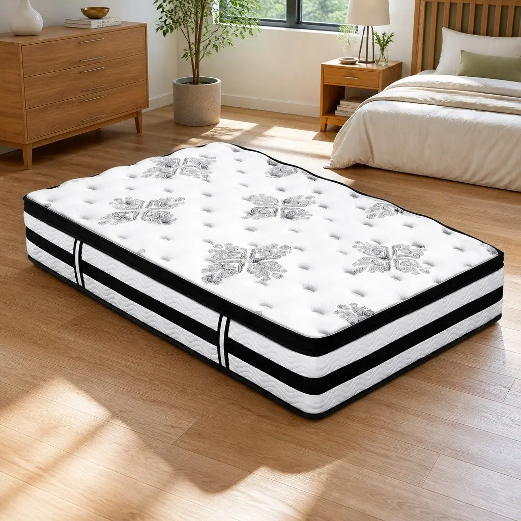 Euro Top Pocket Spring Single Mattress 34cm Medium Firm