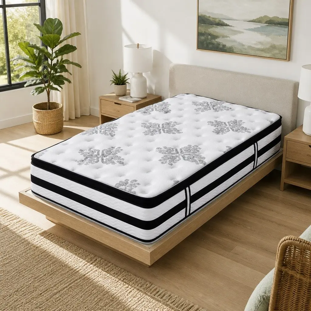 Euro Top King Single Mattress with Pocket Springs